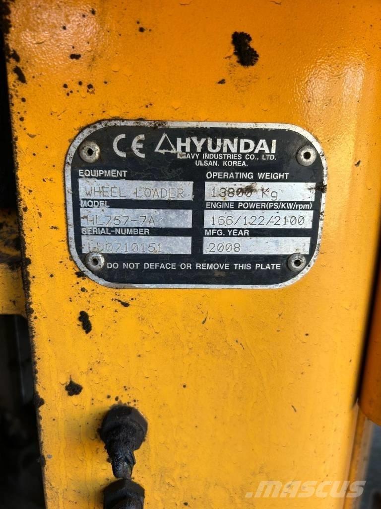 Hyundai HL 757-7 A Wielladers