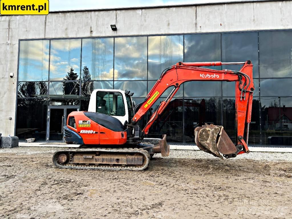 Kubota KX 080-3 Midigraafmachines 7t - 12t