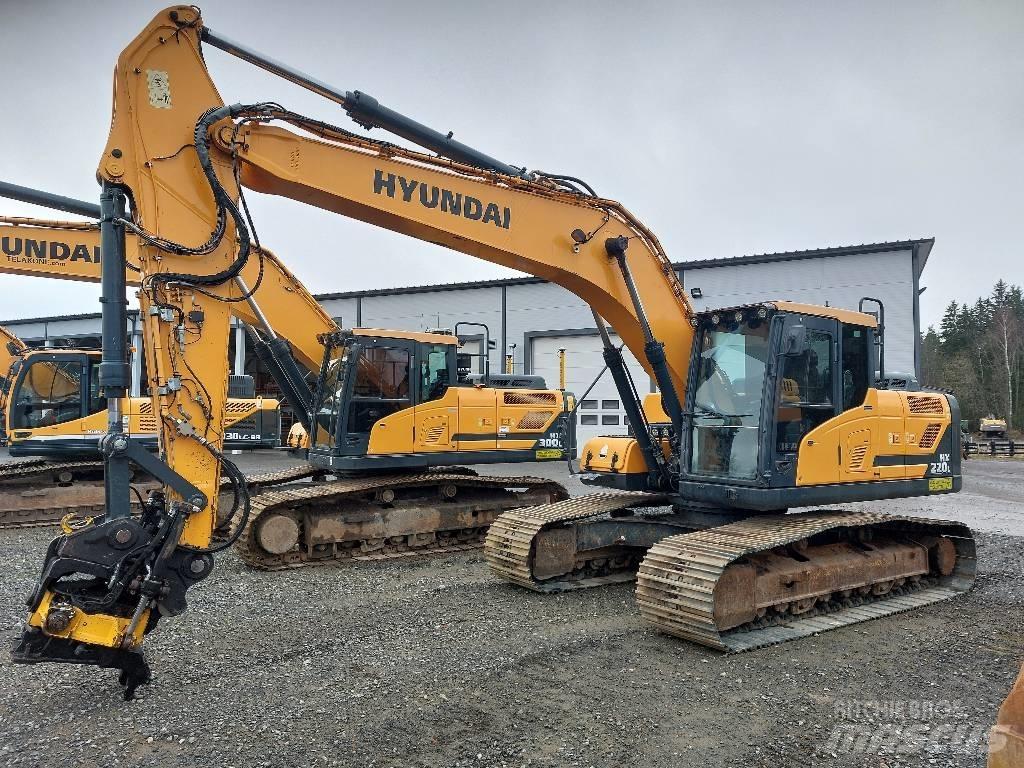 Hyundai HX 220 L Rupsgraafmachines