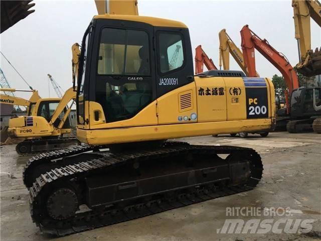 Komatsu PC 200-7 Rupsgraafmachines