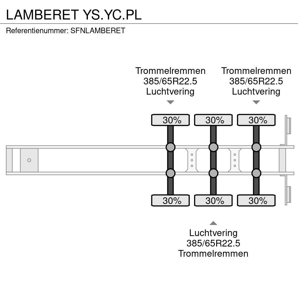 Lamberet YS.YC.PL Koel-vries opleggers