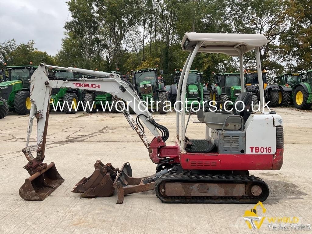 Takeuchi TB 016 Minigraafmachines < 7t