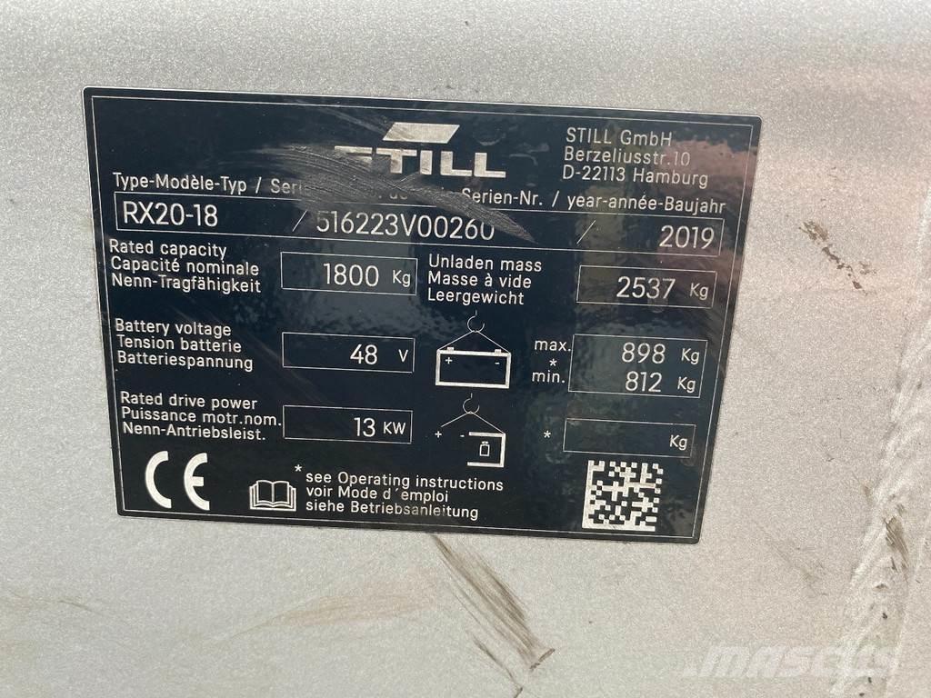 Still RX20-18 Elektrische heftrucks