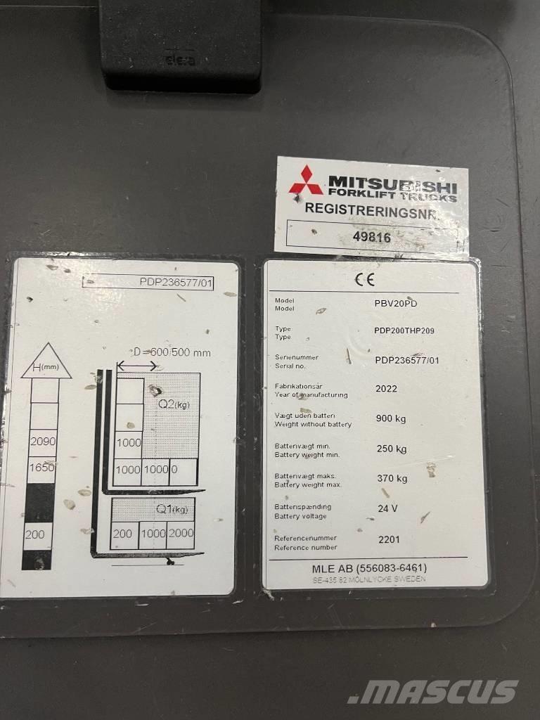 Mitsubishi PBV20PD Meeloop stapelaar