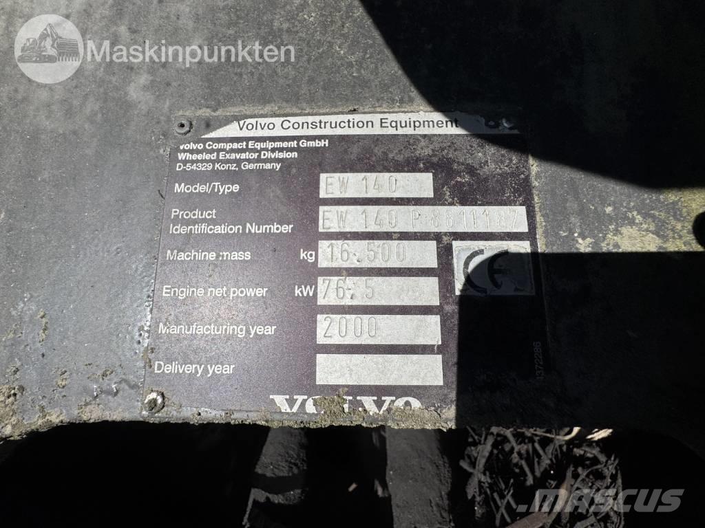 Volvo EW 140 B Wielgraafmachines