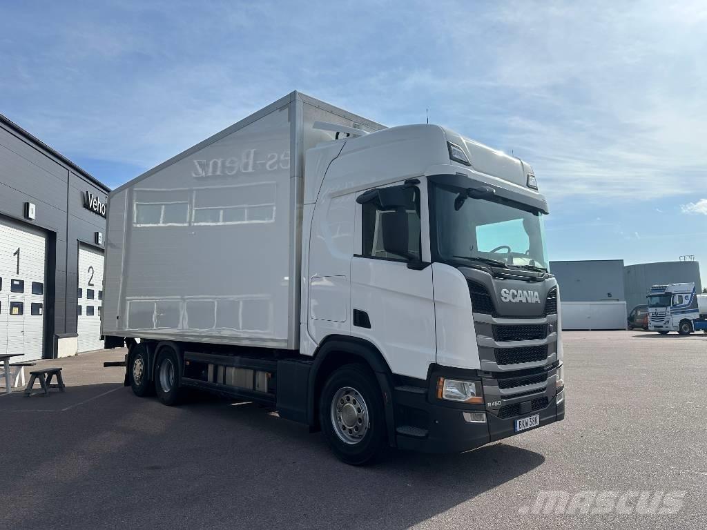 Scania R 450 6x2 Bakwagens met gesloten opbouw