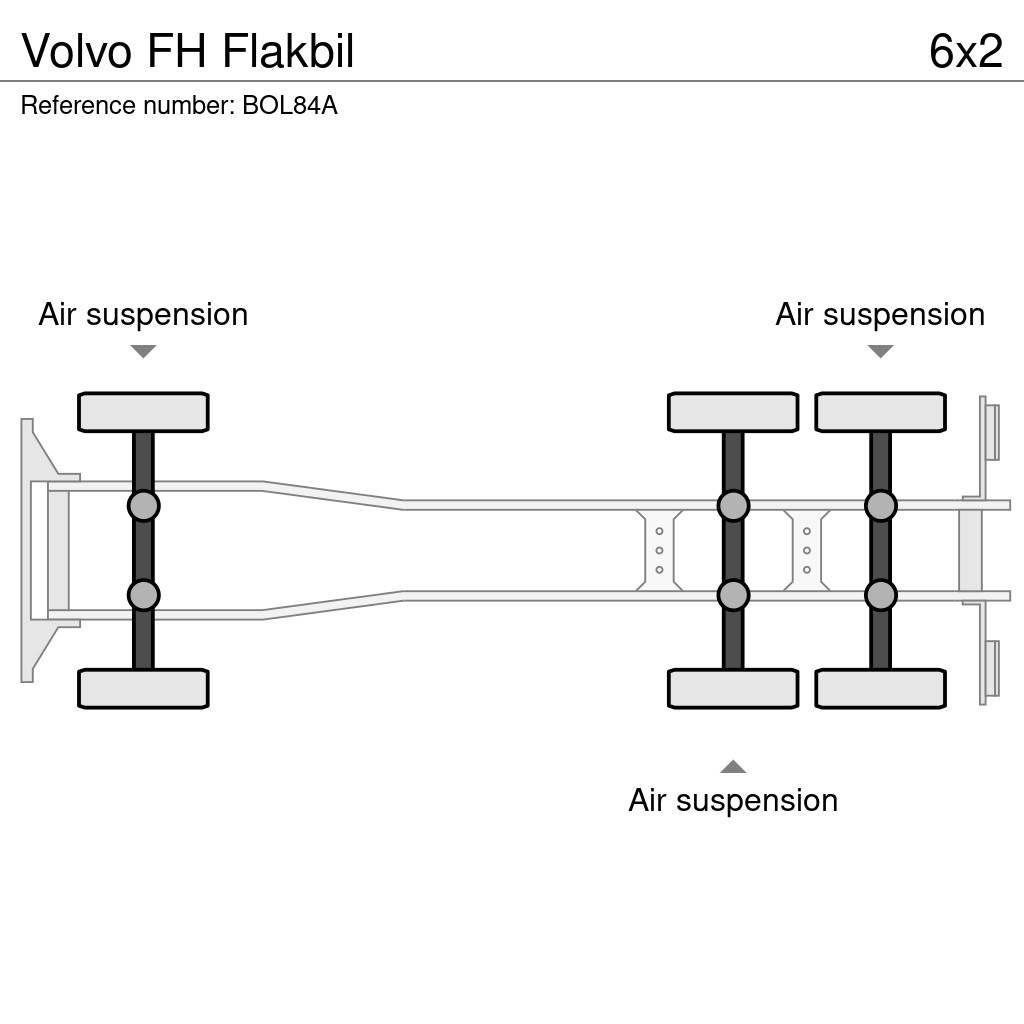 Volvo FH Flakbil Platte bakwagens