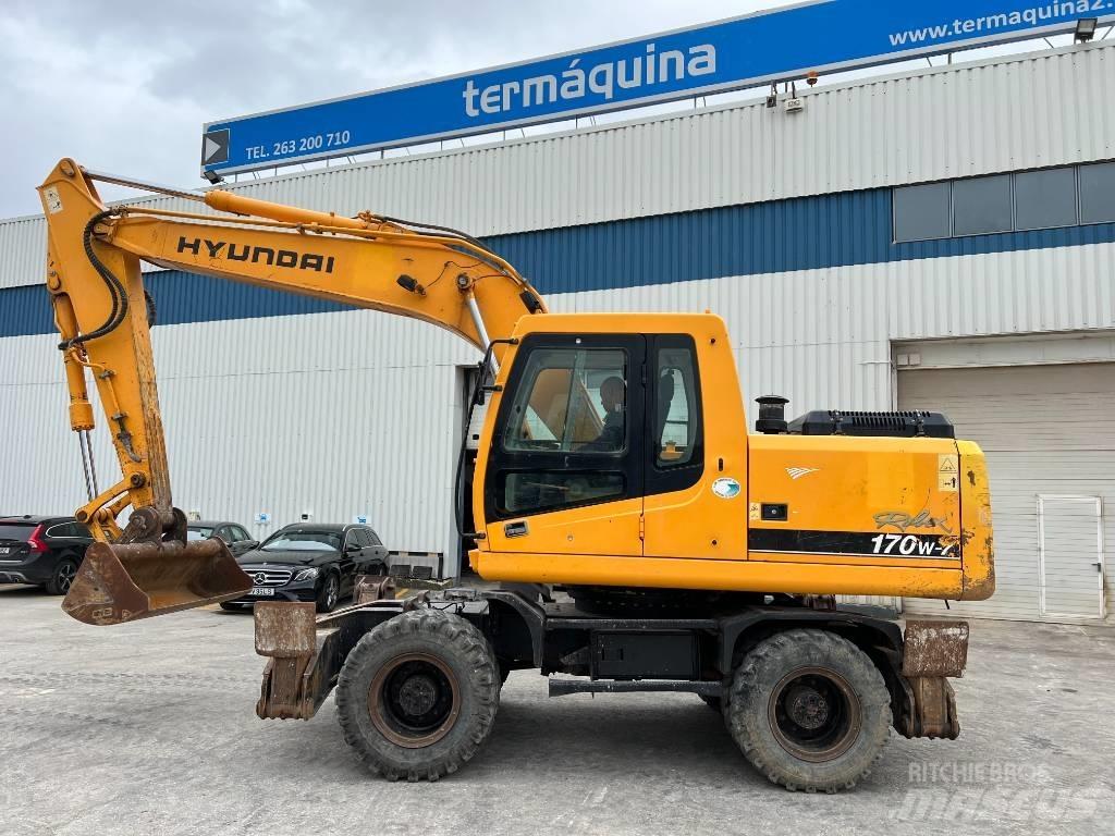 Hyundai R 170W-7 Wielgraafmachines
