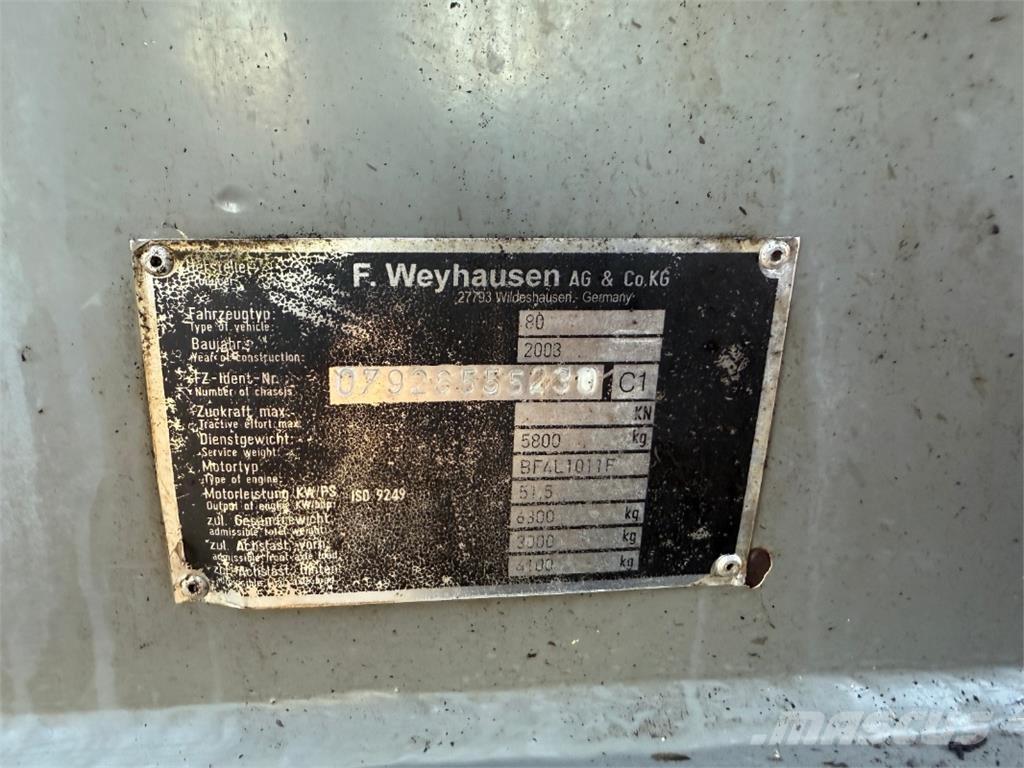 Atlas AR80 Landbouw - overige