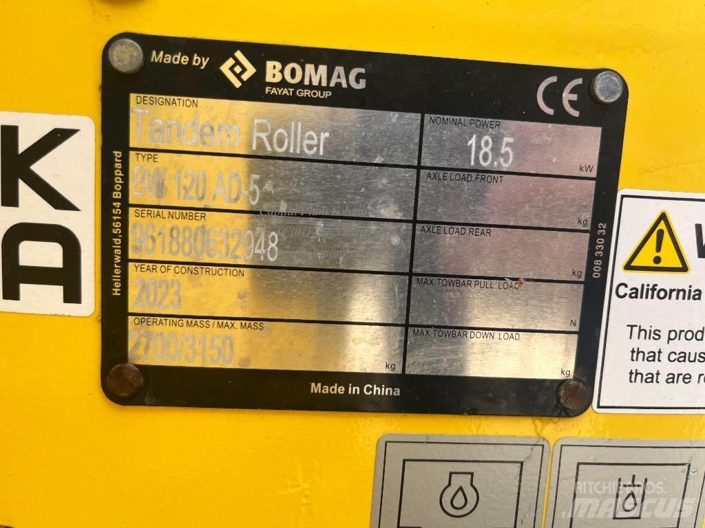 Bomag BW 120 AD-5 Duowalsen