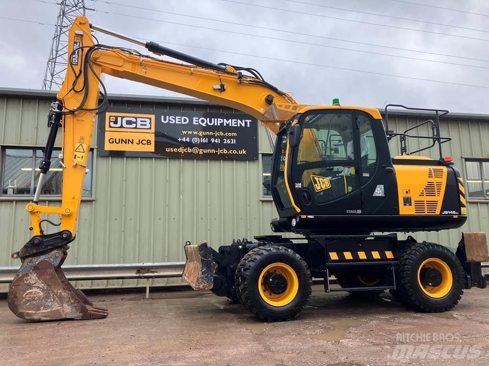 JCB JS145W Wielgraafmachines