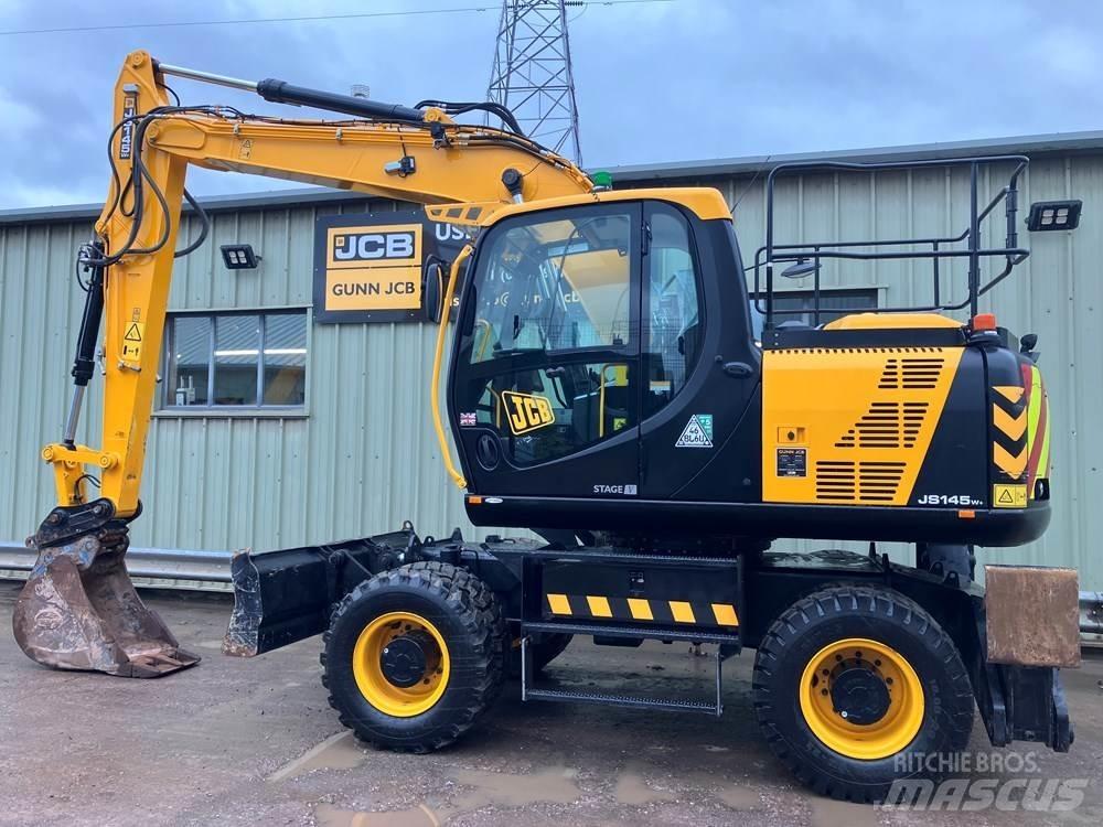 JCB JS145W Wielgraafmachines