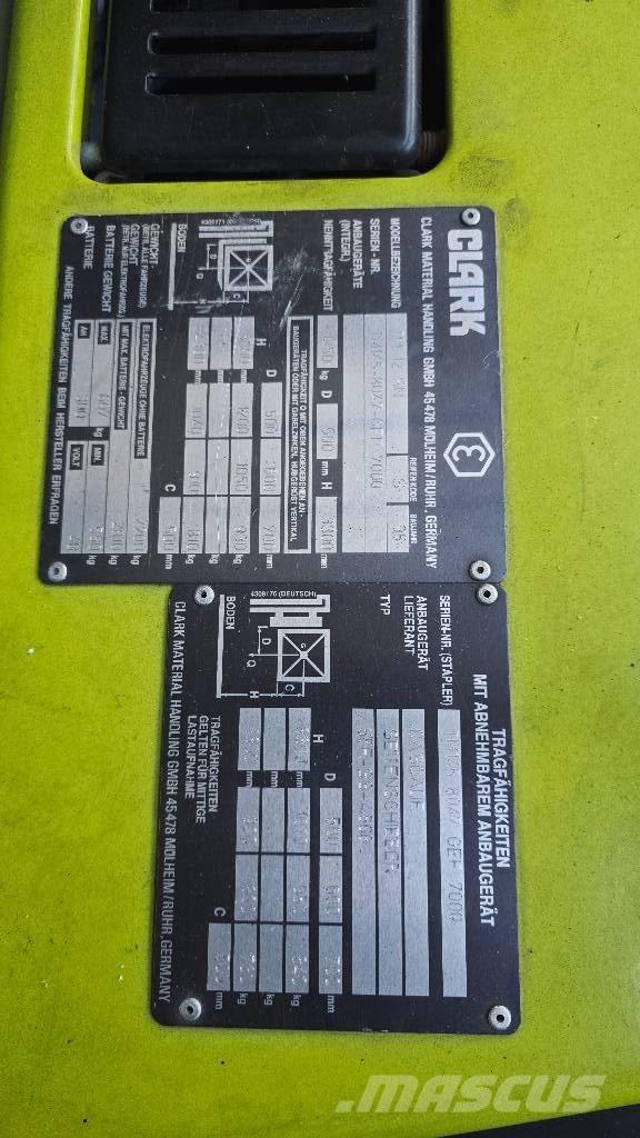Clark TM 12 SN Elektrische heftrucks