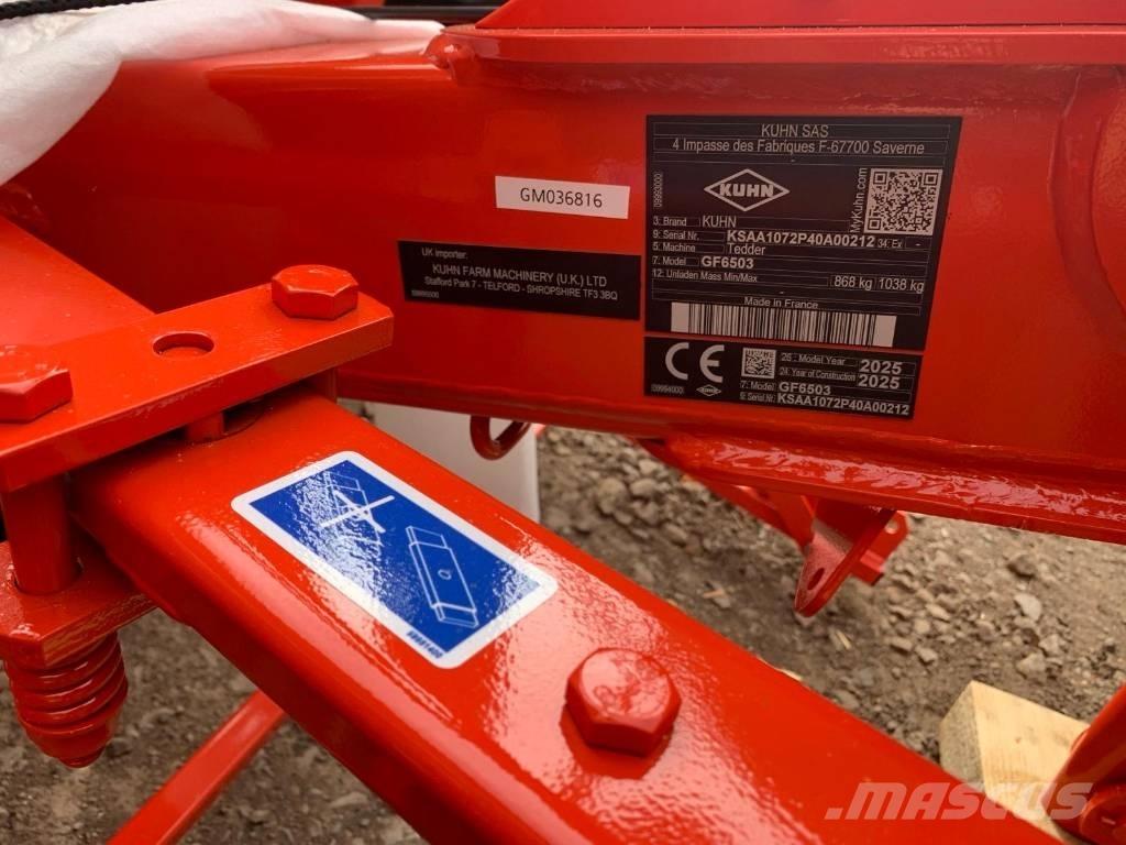 Kuhn GF6503 TEDDER Schudders