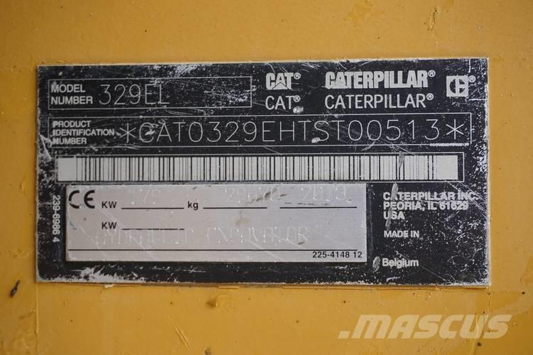 CAT 329 EL Rupsgraafmachines