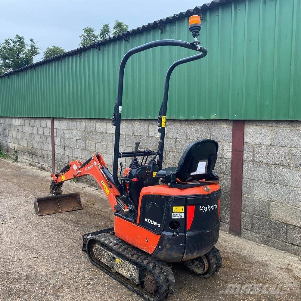 Kubota K 008-5 Minigraafmachines < 7t