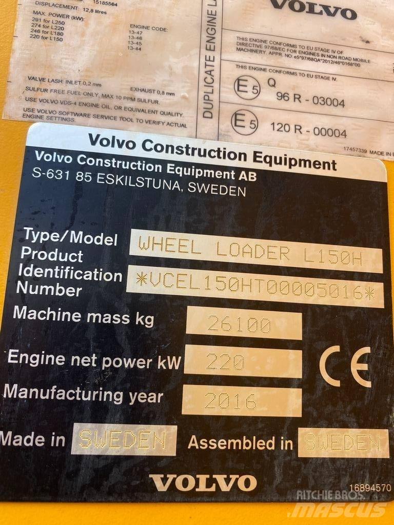Volvo L 150 H Wielladers