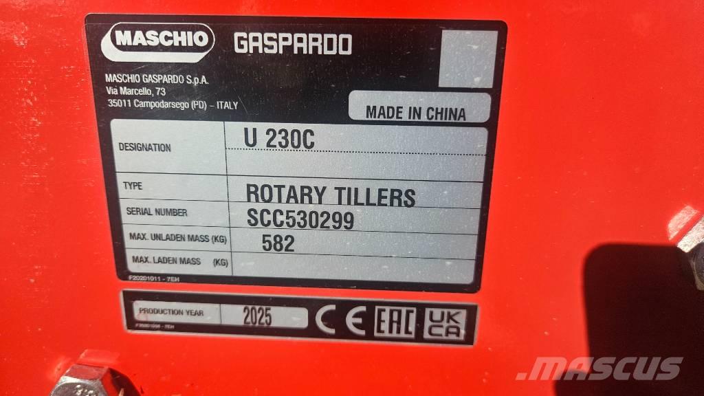  Mashio U 230C Overige grondbewerkingsmachines en accessoires