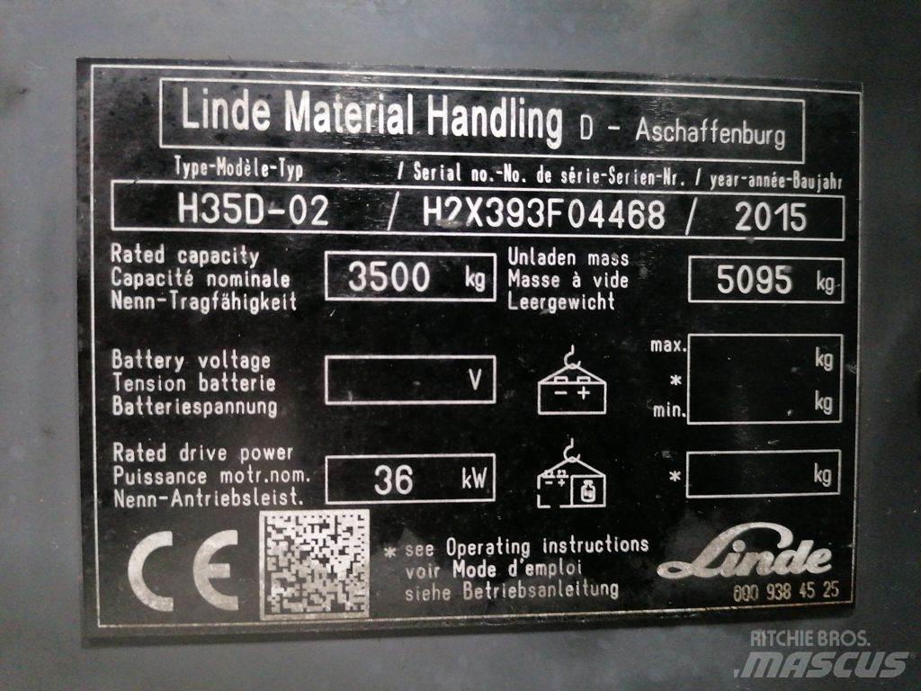 Linde H35D-02 Diesel heftrucks