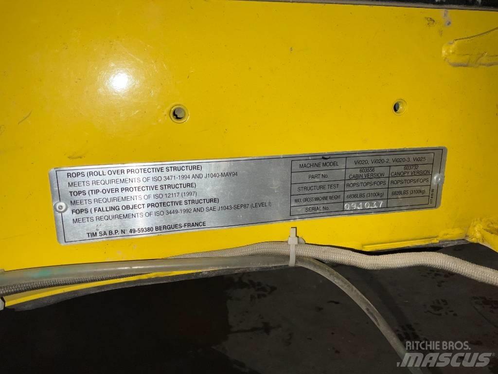 Yanmar Vio 20 / vio 25 Cabine en interieur
