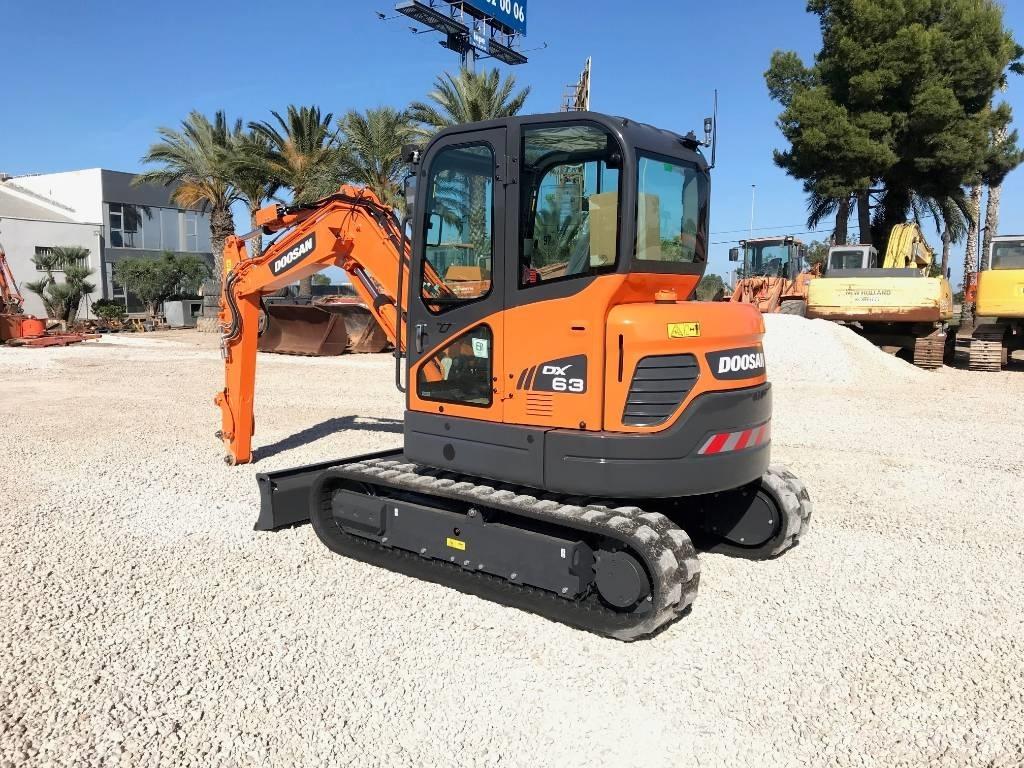 Doosan DX 63-3 Minigraafmachines < 7t