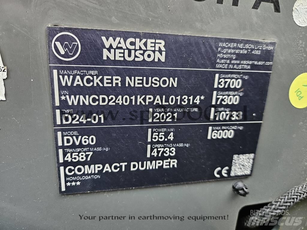 Wacker Neuson DV 60 Mini Dumpers