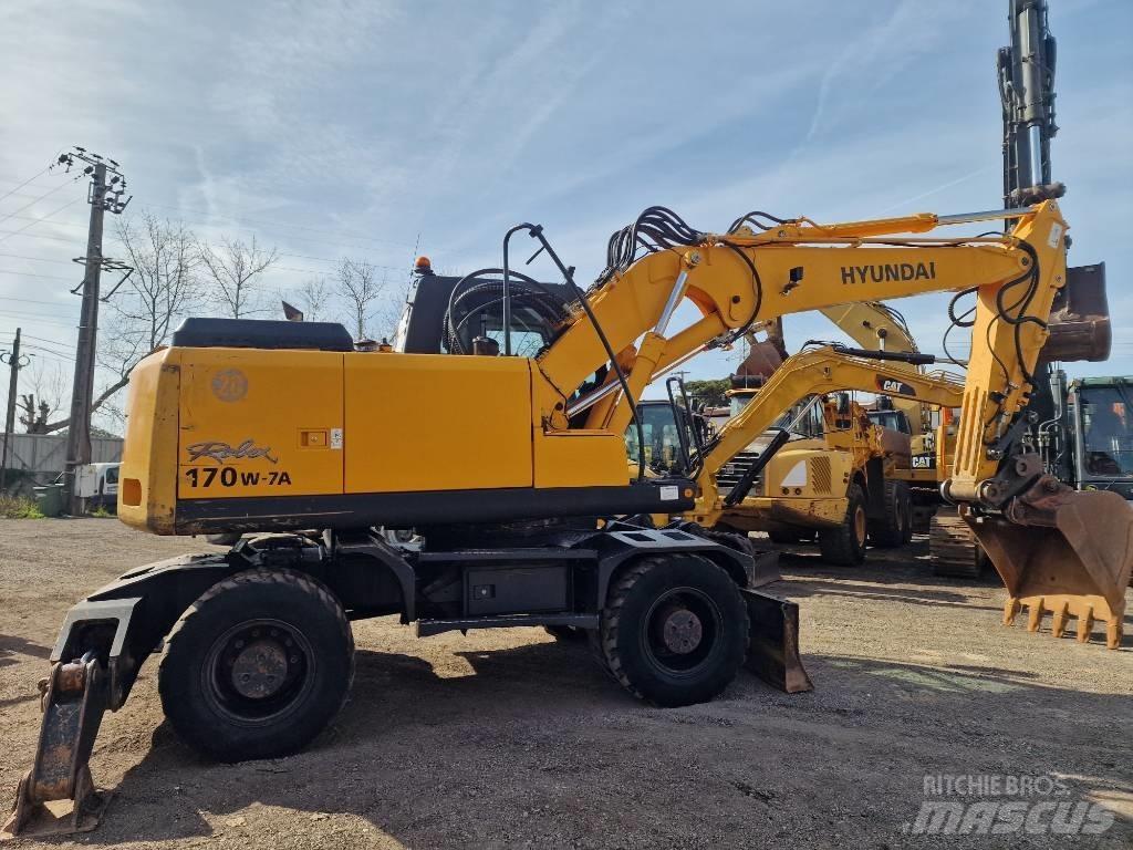 Hyundai R 170 W Wielgraafmachines