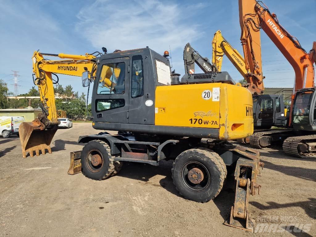 Hyundai R 170 W Wielgraafmachines