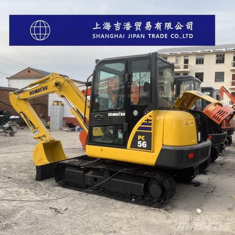 Komatsu PC 56 Rupsgraafmachines