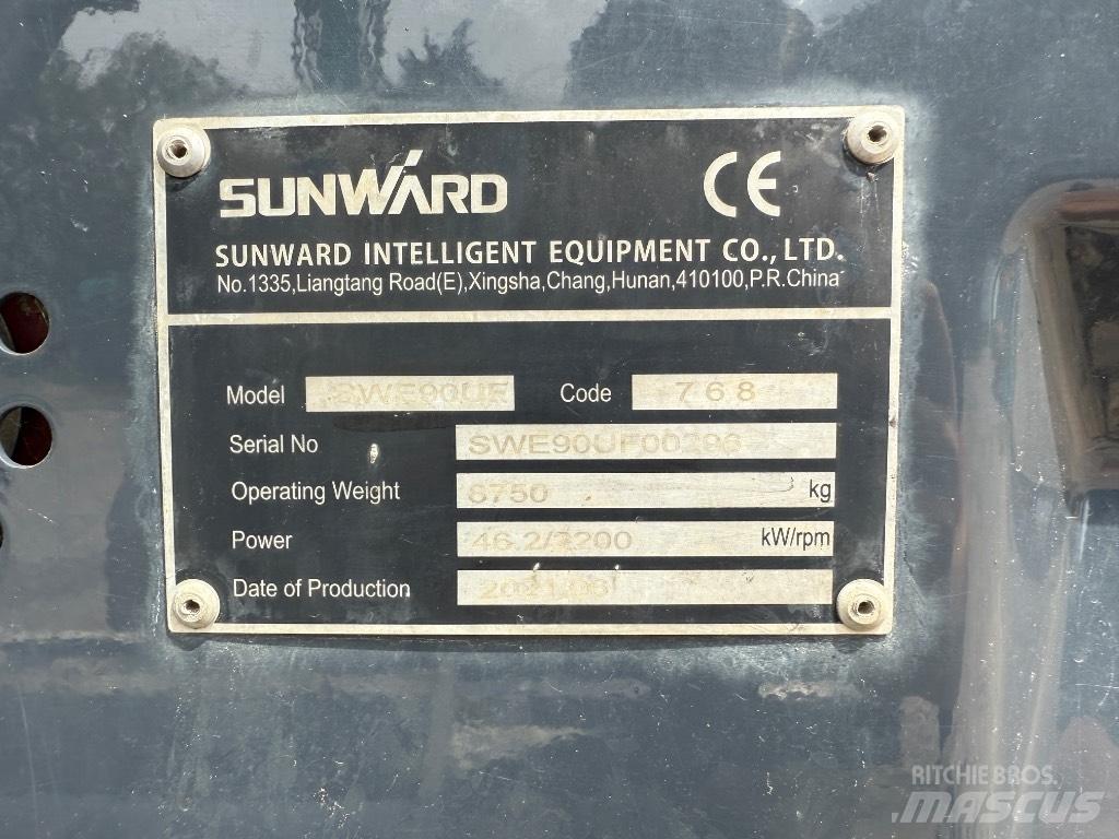 Sunward SWE 90 Midigraafmachines 7t - 12t