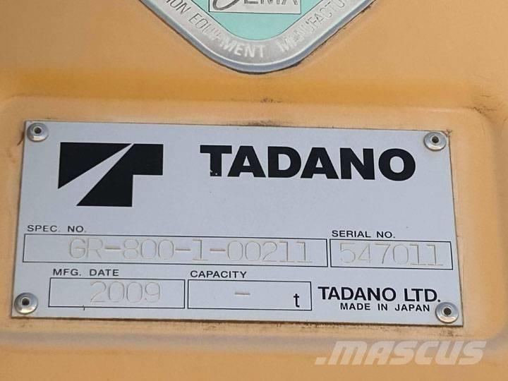 Tadano GR 800 XL-1 Ruw terrein kranen