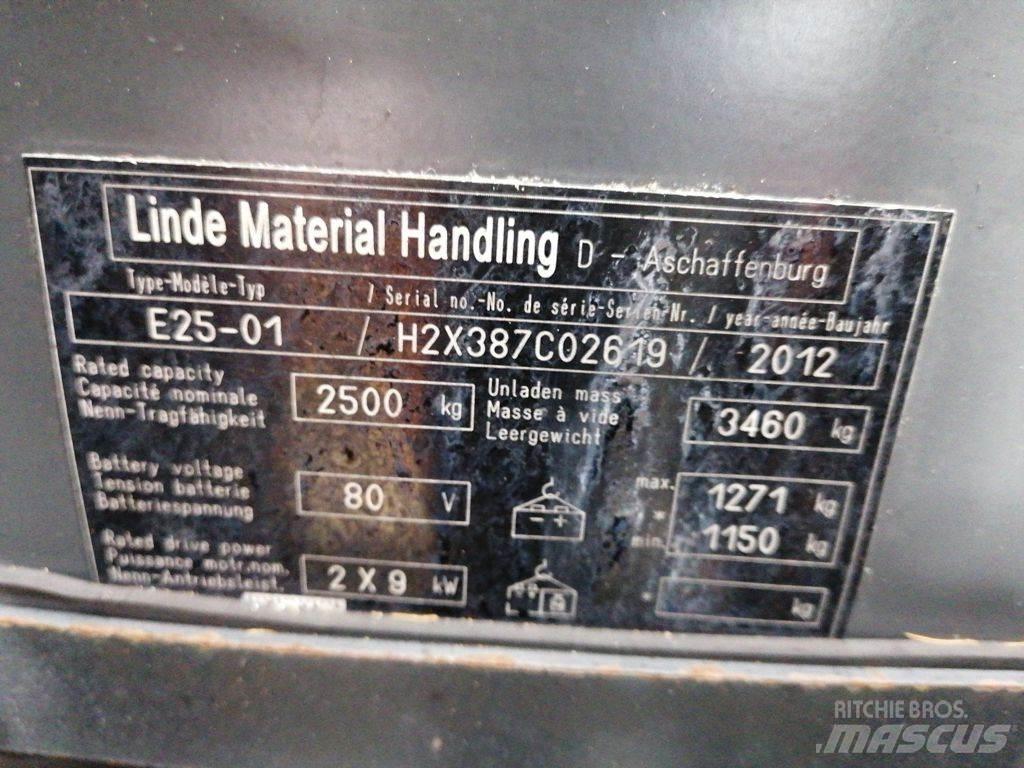 Linde E25-01 Elektrische heftrucks