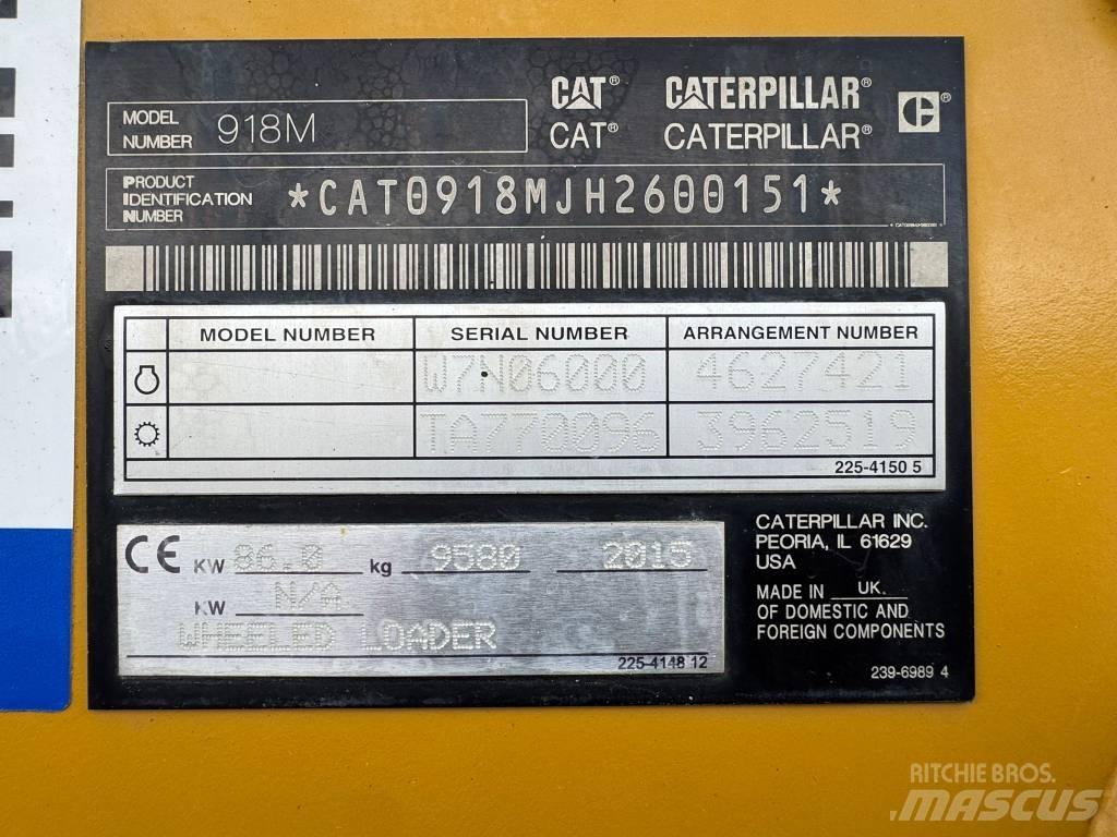 CAT 918 M Wielladers