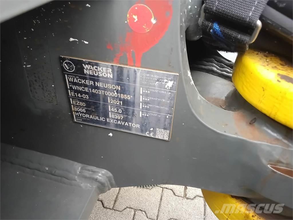 Wacker Neuson EZ80 Rupsgraafmachines