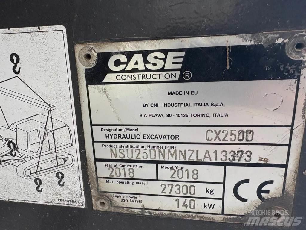 CASE CX250D Rupsgraafmachines