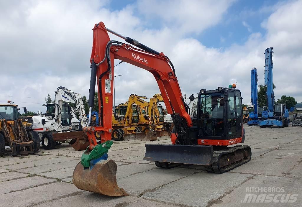 Kubota KX 080-4a Midigraafmachines 7t - 12t
