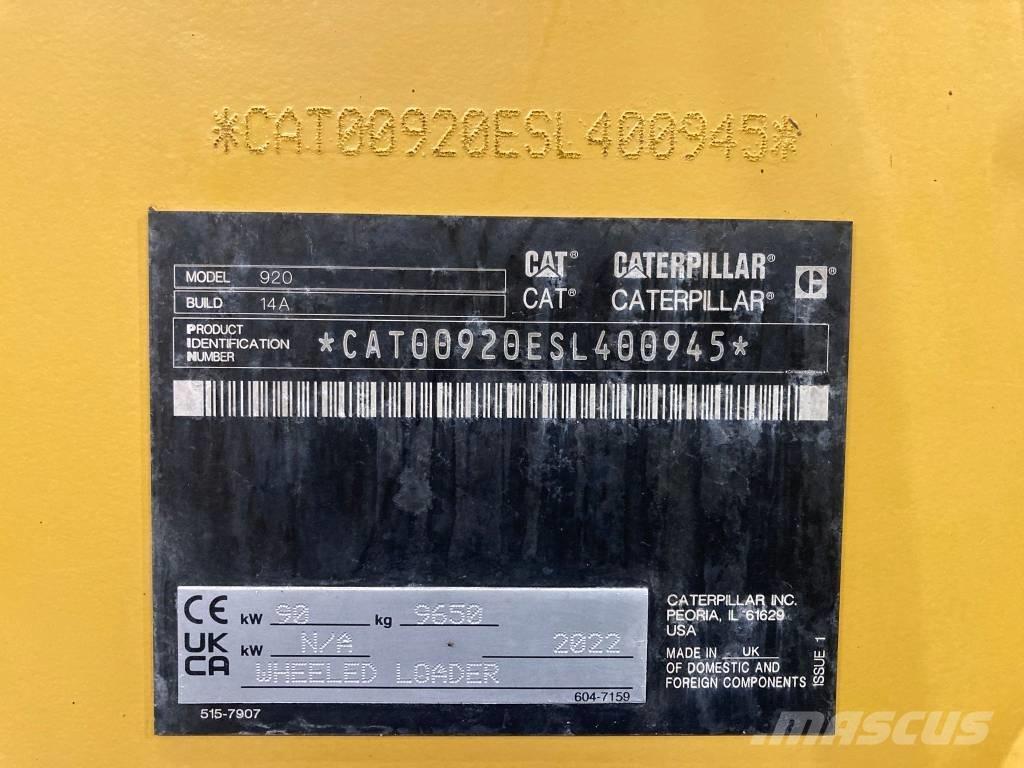 CAT 920 Wielladers