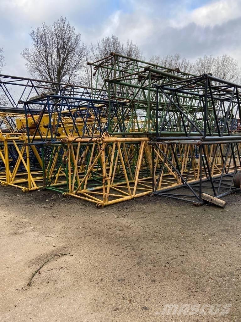  Several boom parts Kranen onderdelen en gereedschap