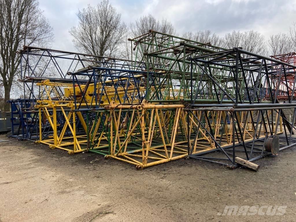  Several boom parts Kranen onderdelen en gereedschap