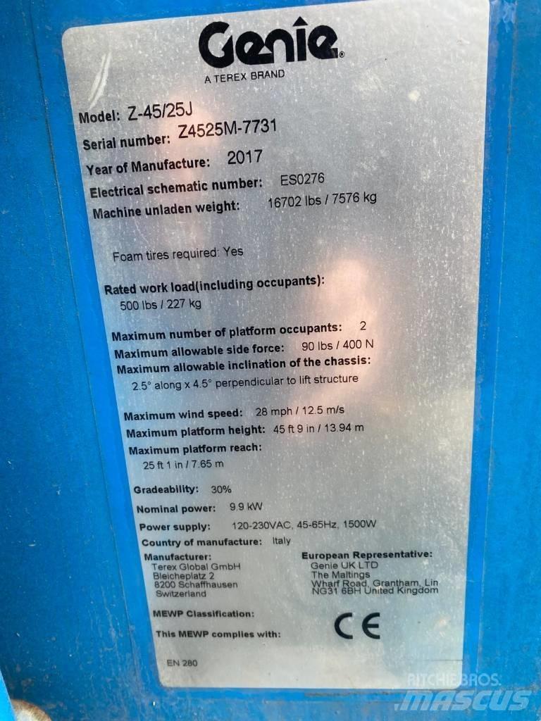 Genie Z 45/25 J Knikarmhoogwerkers
