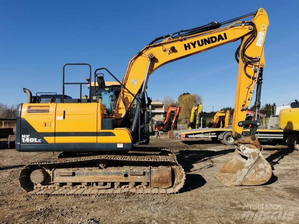 Hyundai HX140 LC Rupsgraafmachines