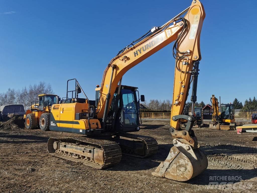Hyundai HX140 LC Rupsgraafmachines