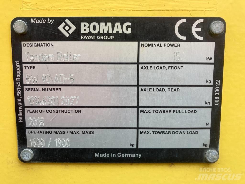 Bomag BW 90 AD-5 Duowalsen