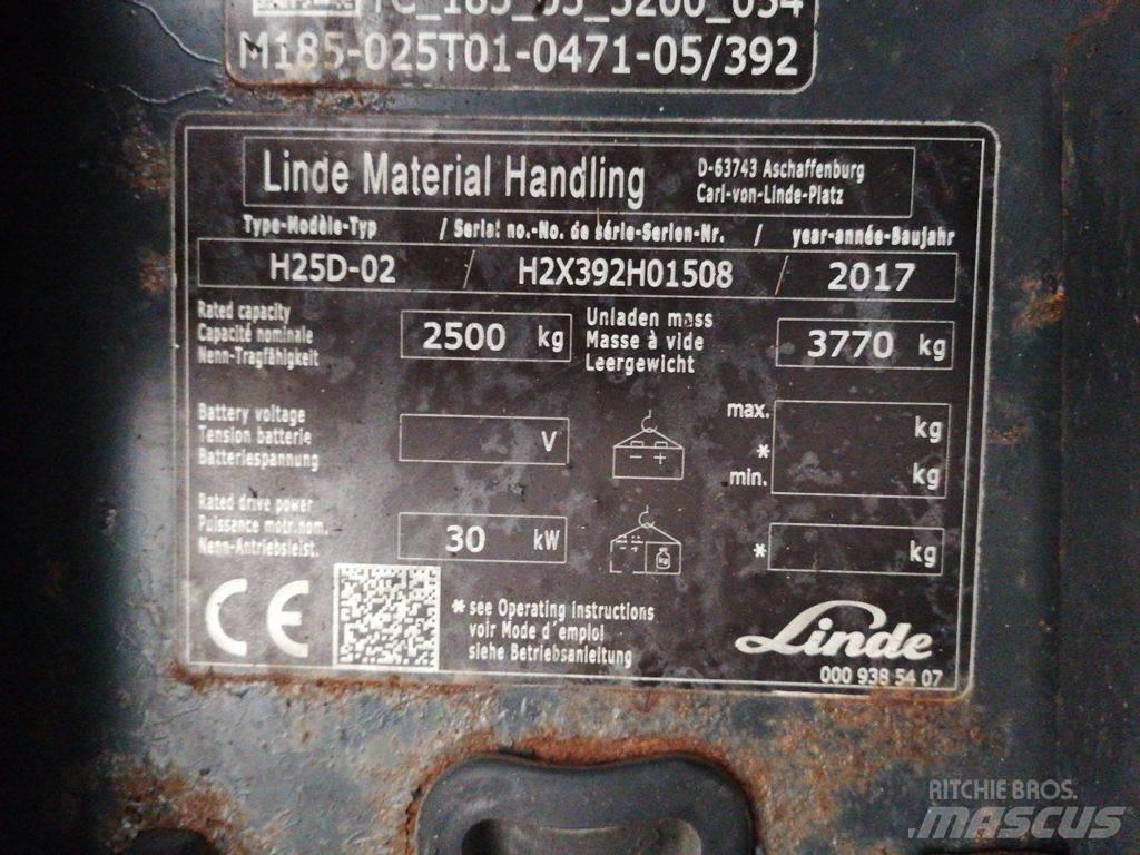 Linde H25D-02 Diesel heftrucks