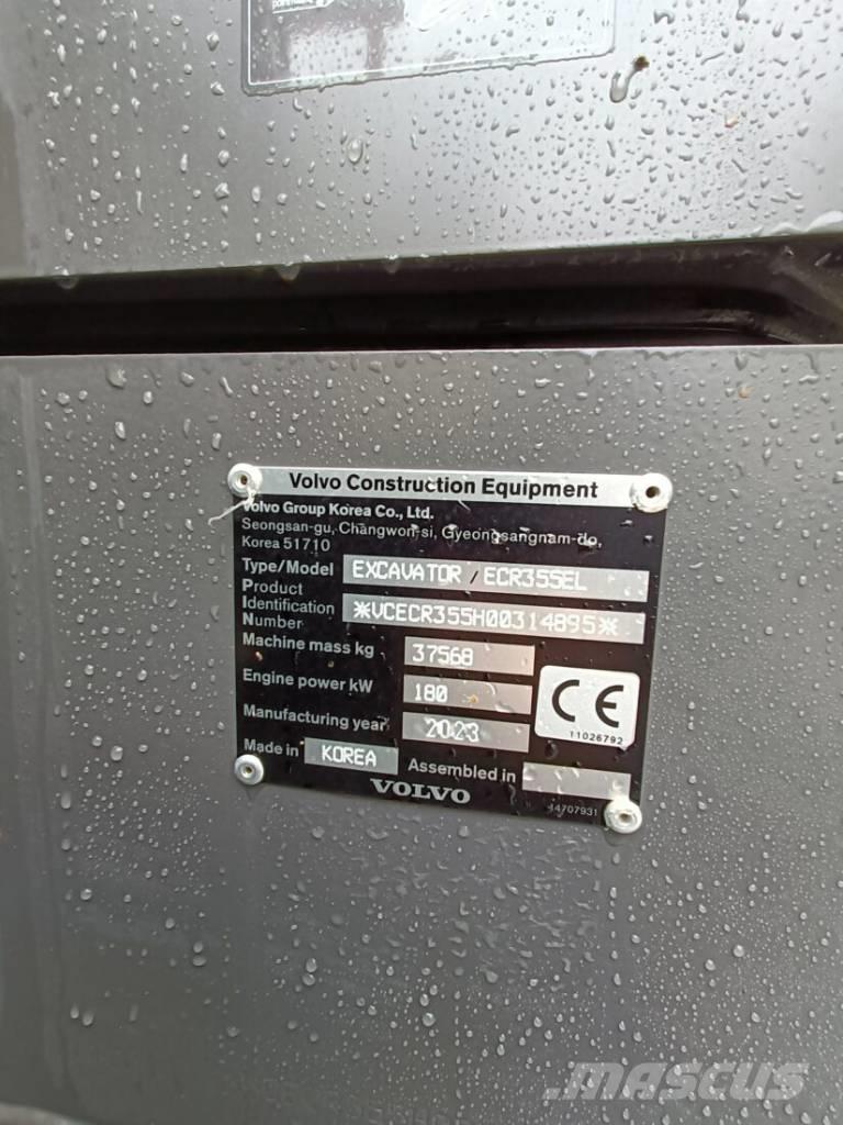 Volvo ECR 355 EL Rupsgraafmachines