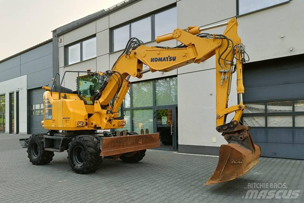 Komatsu PW118 MR-11 Wielgraafmachines