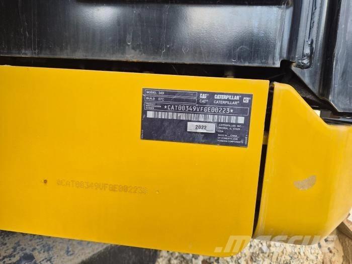 CAT 349 Rupsgraafmachines
