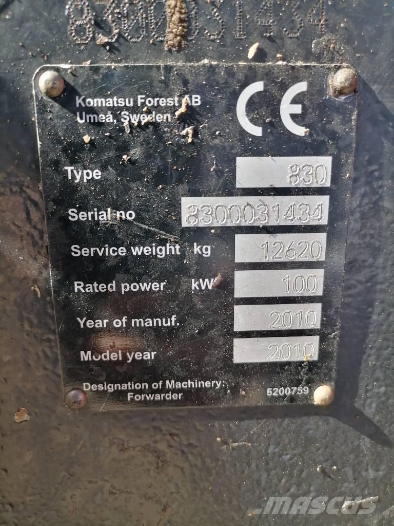 Valmet 830.3 Uitrijwagens