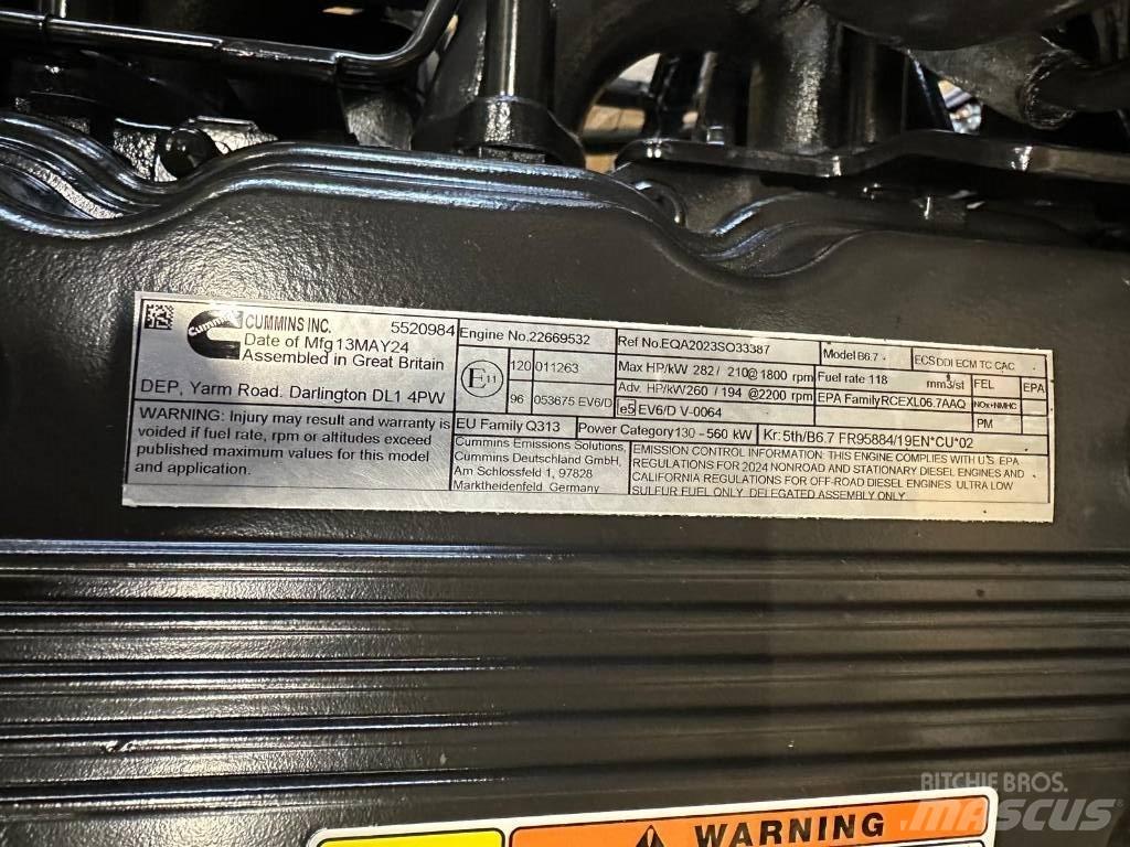 Cummins B6.7 FR95884 Landbouw - overige