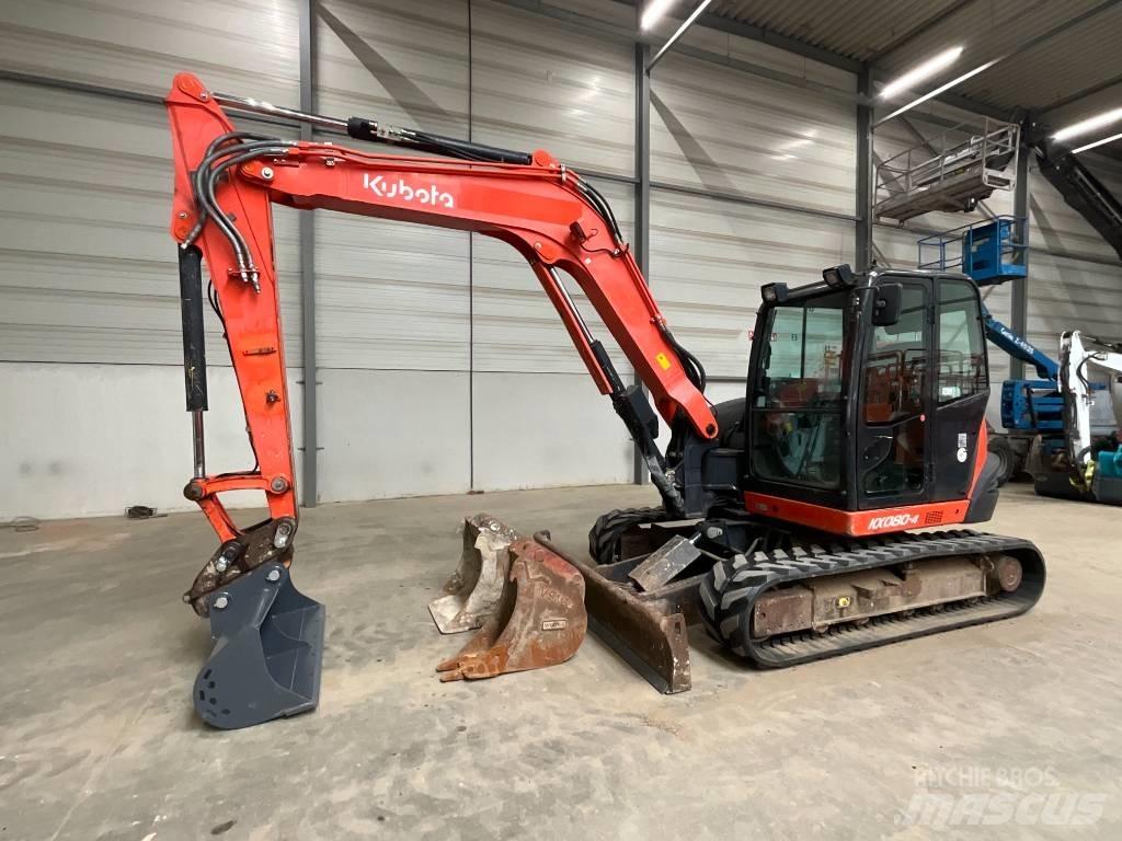 Kubota KX 080-4 Midigraafmachines 7t - 12t